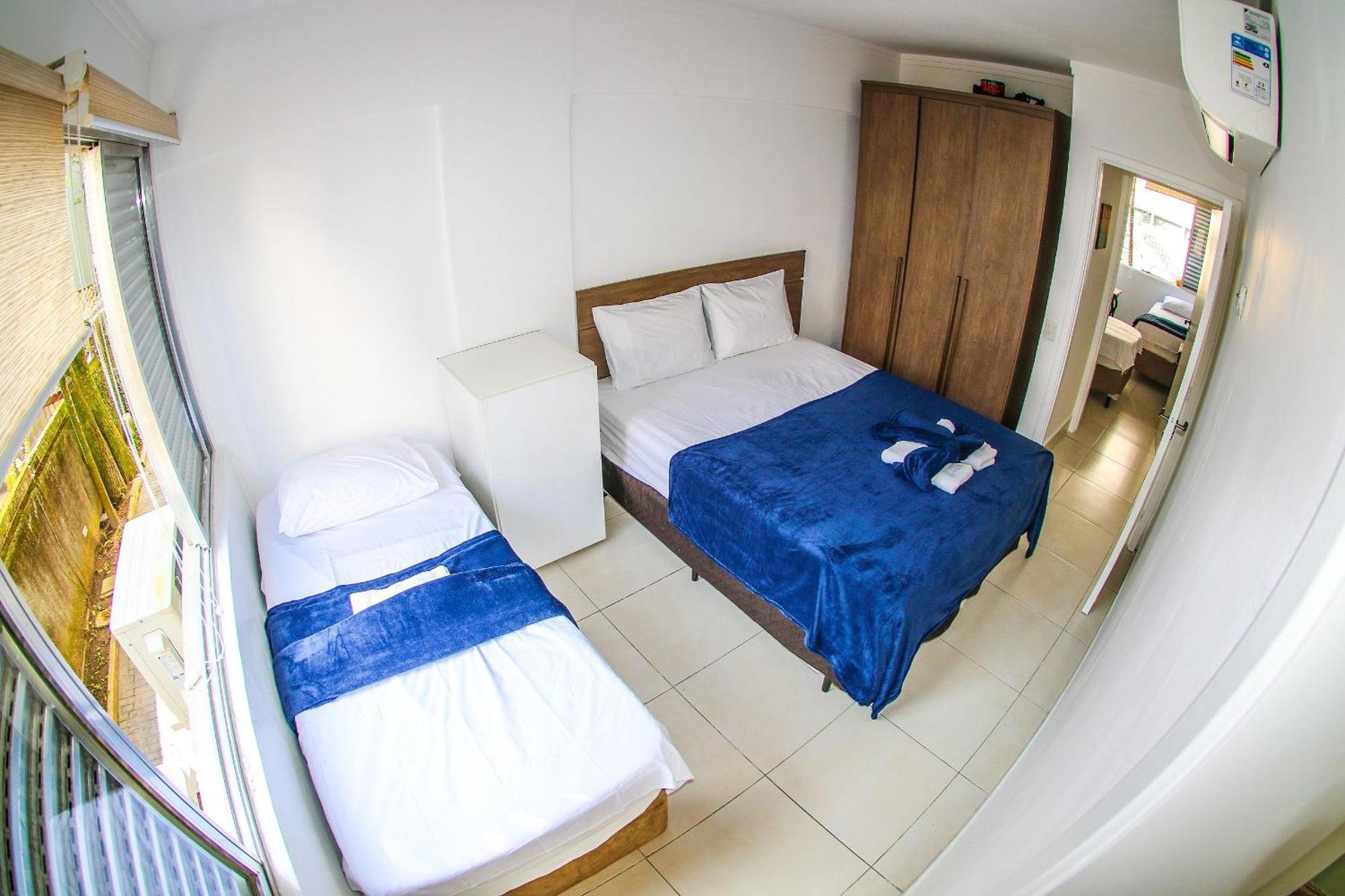 5E-Pe Na Areia Da Praia Do Tombo, 2 Quartos, Ar Cond, 2 Banheiros,2 Vagas+Roupas De Cama Гуаружа Экстерьер фото