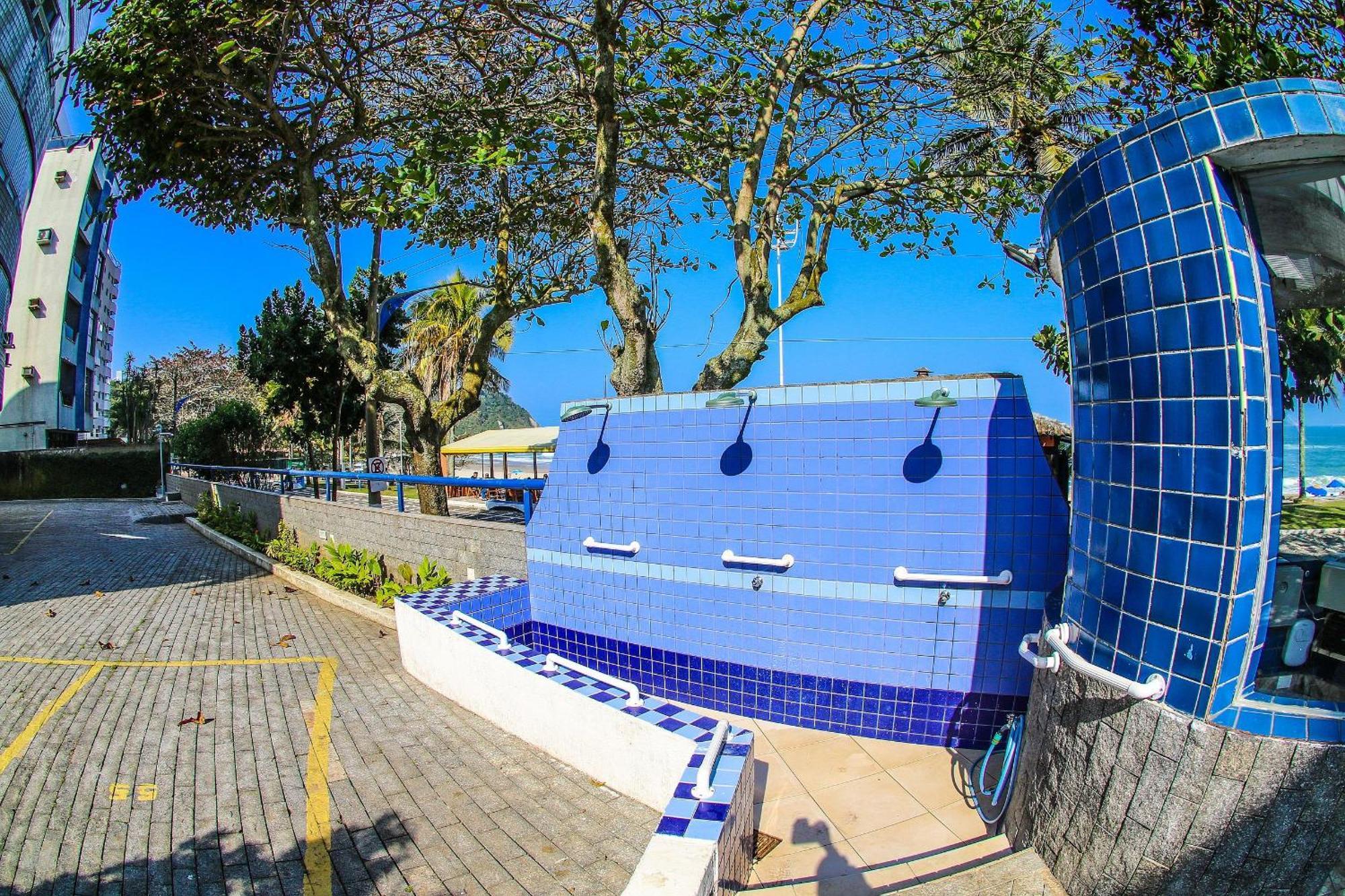 5E-Pe Na Areia Da Praia Do Tombo, 2 Quartos, Ar Cond, 2 Banheiros,2 Vagas+Roupas De Cama Гуаружа Экстерьер фото